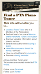 Mobile Screenshot of pianotuner.org.uk